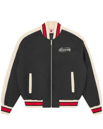 Running Dog satin bomberjakke