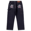 Selvedge-running dog-bukser i denim med løbende hund Selvedge-running dog-bukser i denim med løbende hund