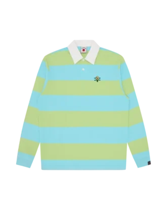 Stribet langærmet Poloshirt Stribet langærmet Poloshirt