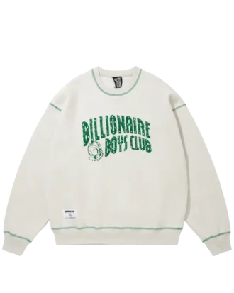 Sweatshirt med broderet logo