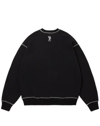 Sweatshirt med broderet logo