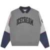 Sweatshirt med krave