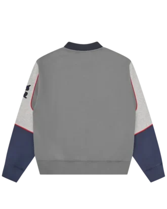 Sweatshirt med krave