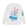 T-shirt med flere grafiske motiver