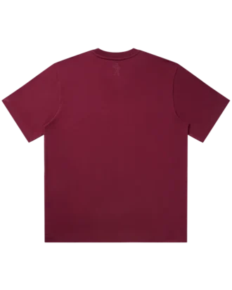 T-shirt med flokket logo