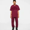 T-shirt med flokket logo