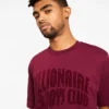 T-shirt med flokket logo