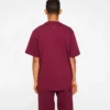 T-shirt med flokket logo