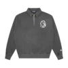Vasket quarter zip med Arch Logo
